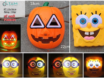 Mặt nạ đèn Led dễ thương cho bé HLW-MN-27-2